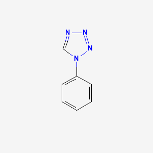 Chemical structure of 1-Phenyl-1H-tetrazole