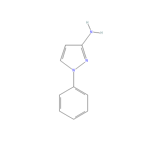 Chemical structure of 1-Phenyl-1H-pyrazol-3-amine