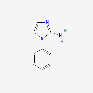 Chemical structure of 1-Phenyl-1H-imidazol-2-amine