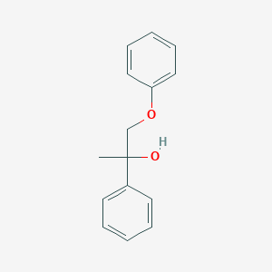 Chemical structure of 1-Phenoxy-2-phenylpropan-2-ol