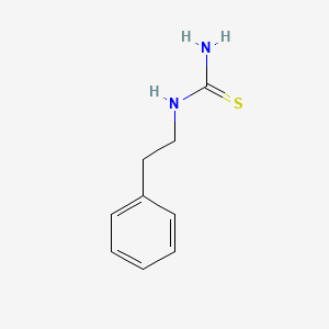 Chemical structure of 1-Phenethylthiourea