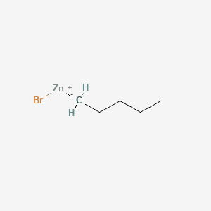 Chemical structure of 1-PENTYLZINC BROMIDE