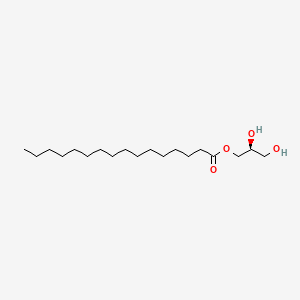 Chemical structure of 1-Monopalmitin