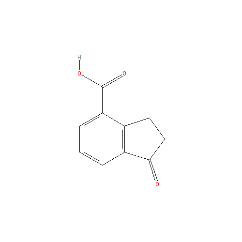 Chemical structure of 1-Oxo-indan-4-carboxylic acid