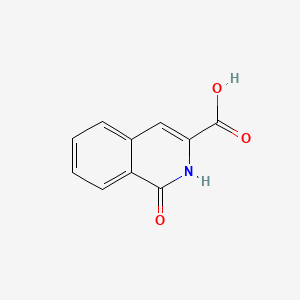 Chemical structure of 1-Oxo-1,2-dihydroisoquinoline-3-carboxylic acid
