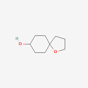 Chemical structure of 1-Oxaspiro[4.5]decan-8-ol