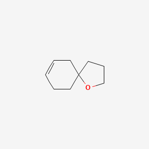 Chemical structure of 1-Oxaspiro[4.5]dec-7-ene