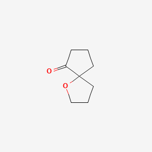 Chemical structure of 1-Oxaspiro[4.4]nonan-6-one