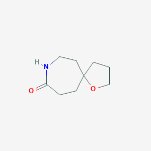 Chemical structure of 1-oxa-8-azaspiro[4.6]undecan-9-one