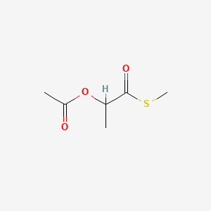 Chemical structure of 1-oxa-6$l^{6}-thiaspiro[2.5]octane-6,6-dione