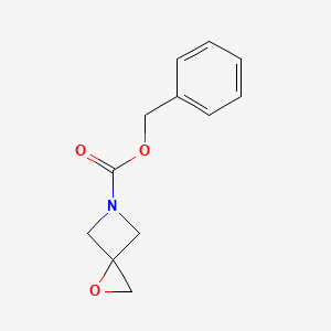 Chemical structure of 1-Oxa-5-azaspiro[2.3]hexane-5-carboxylicacid phenylmethyl ester