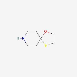 Chemical structure of 1-oxa-4-thia-8-azaspiro[4.5]decane