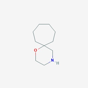 Chemical structure of 1-oxa-4-azaspiro[5.6]dodecane