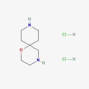 Chemical structure of 1-OXA-4,9-DIAZASPIRO[5.5]UNDECANE 2HCL