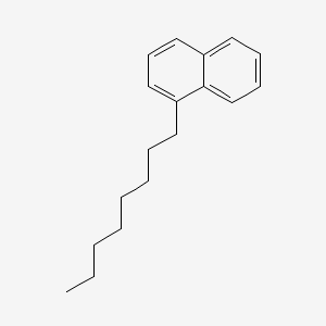 Chemical structure of 1-Octylnaphthalene