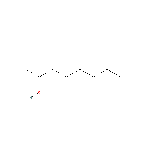 Chemical structure of 1-Nonen-3-ol