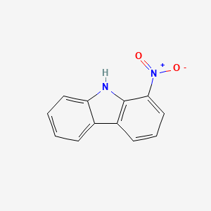 Chemical structure of 1-Nitro-9H-carbazole
