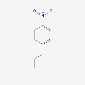 Chemical structure of 1-Nitro-4-propyl-benzol