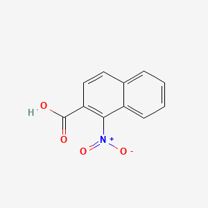 Chemical structure of 1-Nitro-2-naphthoic acid