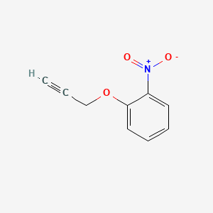 Chemical structure of 1-Nitro-2-(prop-2-yn-1-yloxy)benzene