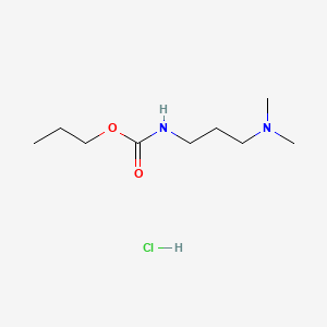 Chemical structure of 1-N-Boc-Butane-1,2-diamine hydrochloride