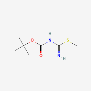 Chemical structure of 1-N-Boc-2-Methyl-Isothiourea
