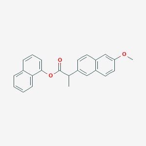 Chemical structure of 1-Naphthyl 2-(6-Methoxy-2-naphthyl)propanoate