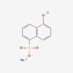 Chemical structure of 1-Naphthol-5-sulfonic Acid Sodium Salt