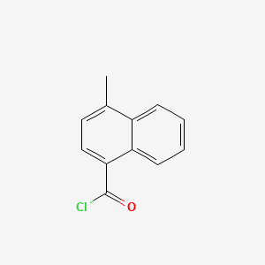 Chemical structure of 4-Methylnaphthalene-1-carbonyl chloride