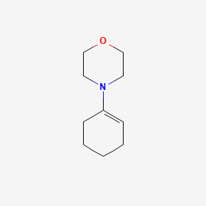 Chemical structure of 1-Morpholino-1-cyclohexene