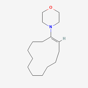 Chemical structure of 1-Morpholinocyclododecene