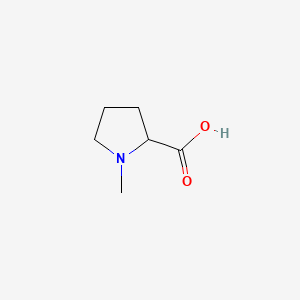 Chemical structure of 1-Methylpyrrolidine-2-carboxylic acid