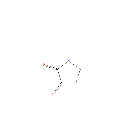 Chemical structure of 1-Methylpyrrolidine-2,3-dione