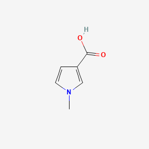 Chemical structure of 1-Methylpyrrole-3-carboxylic Acid