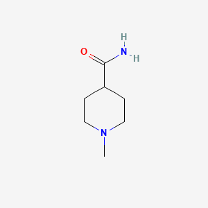 Chemical structure of 1-Methylpiperidine-4-carboxamide