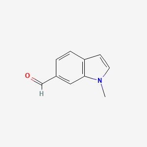 Chemical structure of 1-Methylindole-6-carbaldehyde