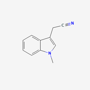 Chemical structure of 1-Methylindole-3-acetonitrile