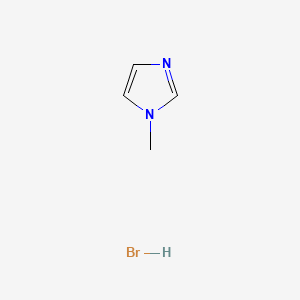 Chemical structure of 1-Methylimidazole Hydrobromide