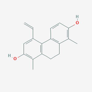 Chemical structure of 1-Methyleffusol