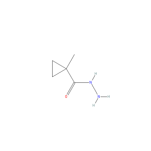Chemical structure of 1-Methylcyclopropanecarbohydrazide