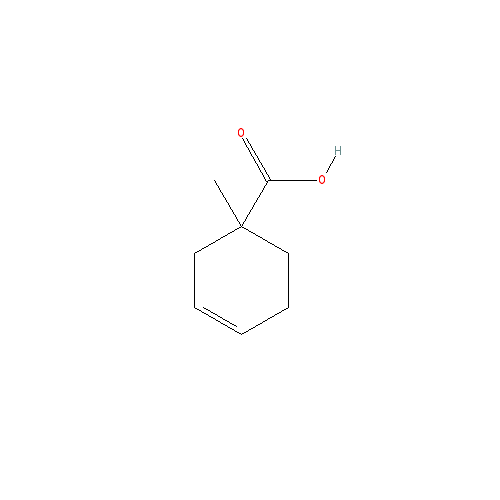 Chemical structure of 1-Methylcyclohex-3-enecarboxylic acid