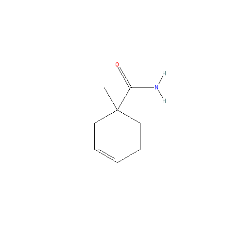 Chemical structure of 1-Methylcyclohex-3-enecarboxamide