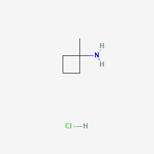 Chemical structure of 1-Methylcyclobutanamine hydrochloride