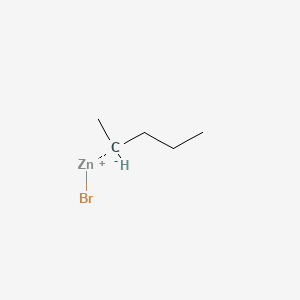 Chemical structure of 1-METHYLBUTYLZINC BROMIDE