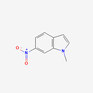 Chemical structure of 1-Methyl-6-nitro-1H-indole