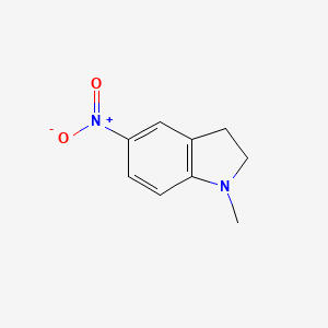 Chemical structure of 1-Methyl-5-nitroindoline