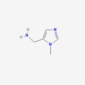 Chemical structure of 1-Methyl-5-aminomethylimidazole