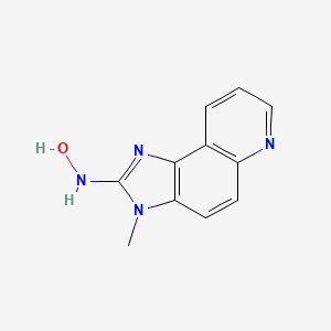 Chemical structure of 1-Methyl-5,10-dihydrobenzo[b]pyrazolo[3,4-e][1,4]diazepin-4(1H)-one