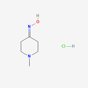 Chemical structure of 1-Methyl-4-piperidone Oxime Hydrochloride