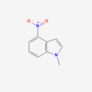 Chemical structure of 1-Methyl-4-nitro-1H-indole